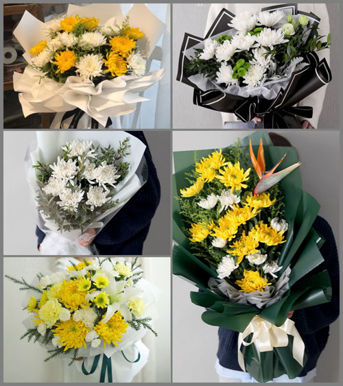 山西长治潞城市史迥乡白事花束代送